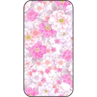 Шаблон №2195 Мелкие розовые цветы (фон)