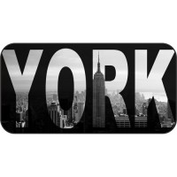 Шаблон №2205 New York (Надпись на фоне города)