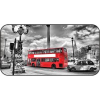 Шаблон №2280 Лондон (Красное на черно-белом)