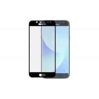 Защитное стекло 5d полной проклейки Full glue для Samsung Galaxy J5 (2017) J530, черное