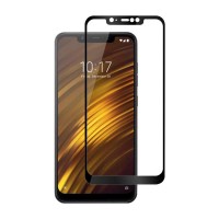 Защитное стекло 3d на весь экран для Xiaomi Pocophone F1 черное