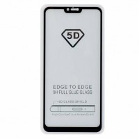 Защитное стекло 5d полной проклейки Full glue для Xiaomi Mi 8 lite черное