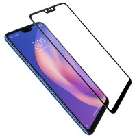 Защитное стекло 3d на весь экран для Xiaomi Mi 8 Lite черное