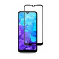 Защитное стекло "Full Glue" для Huawei Honor 8S / Huawei Y5 2019 (черное)