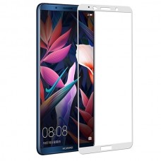 Защитное стекло 3d на весь экран для Huawei Mate 10 Pro, белое