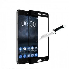 Защитное стекло на весь экран для Nokia 5, черное