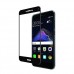 Защитное стекло 3d на весь экран для Huawei P8 lite 2017 ,черное